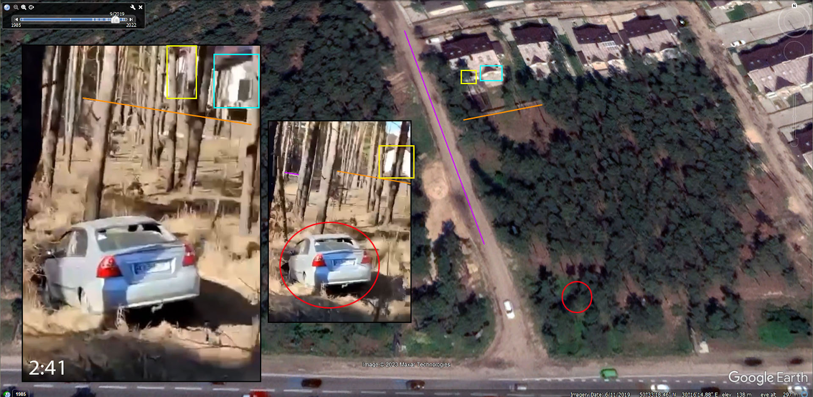 Mother and son killed by the Russian military when their car was sprayed with bullets